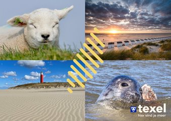 Zomaarkaart zomers kaartje van Texel 