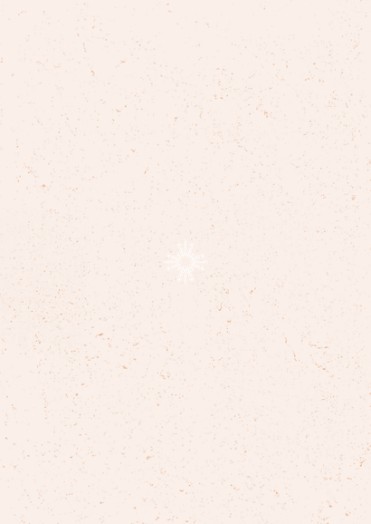 Communiekaartje vlinder lijntekening koperfolie Achterkant