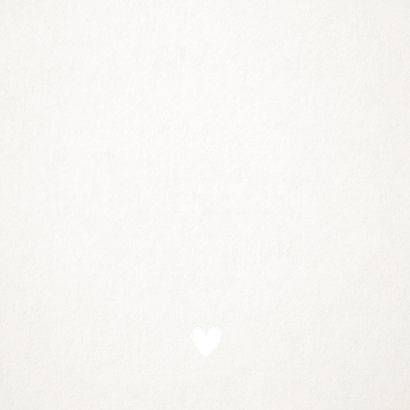 Geboortekaartje 3e kindje met silhouetten bij rotan wiegje Achterkant