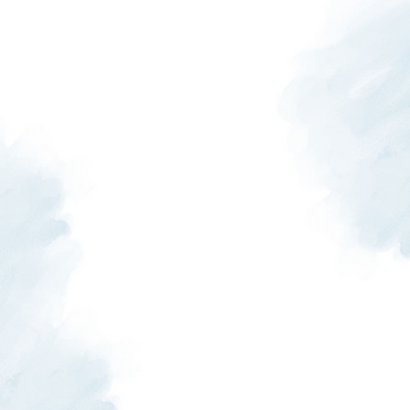 Geboortekaartje waterverf blauw rotan wiegje hartjes jongen Achterkant