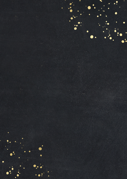 Grappige uitnodiging jubileum - deze kleintjes zijn getrouwd Achterkant