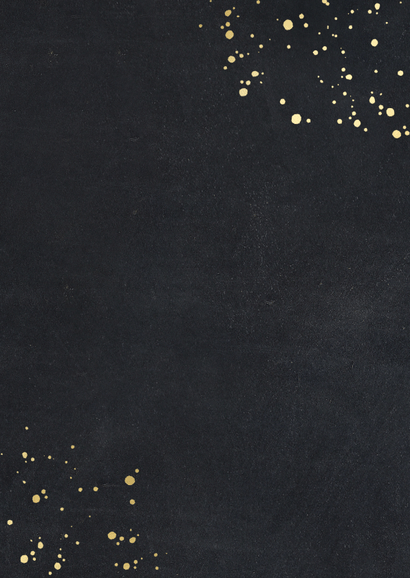 Grappige uitnodiging jubileum - deze kleintjes zijn getrouwd Achterkant