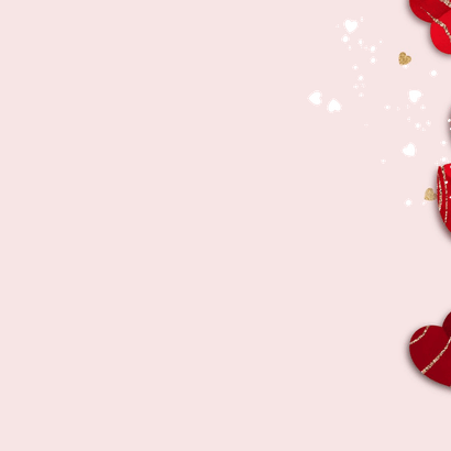 Jubileum huwelijk 25 jaar harten goudfolie foto confetti Achterkant