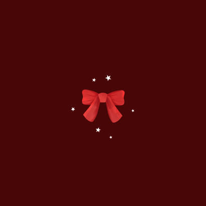 Kerstkaart baby op komst merry christmas kerstbal strikje Achterkant