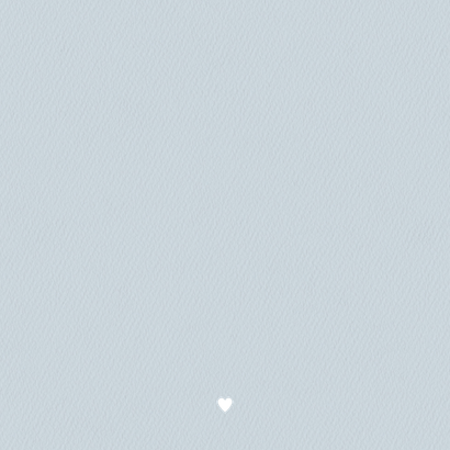 Lief geboortekaartje broe kust liggend baby’tje – goudfolie Achterkant