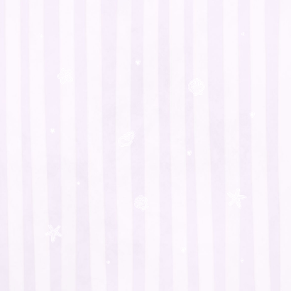 Lief pastel geboortekaartje met schelp en en streepjes Achterkant