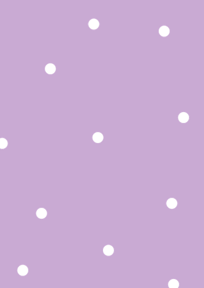 Lila uitnodiging 21-diner met holografische confetti Achterkant