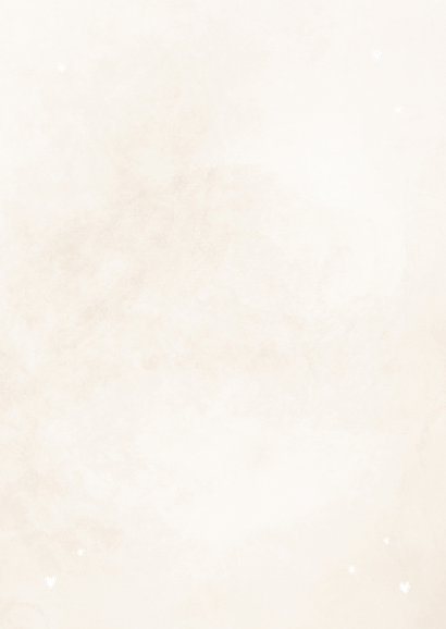 Minimalistische bedankkaart met gouden details Achterkant