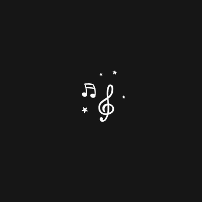 Nieuwjaarskaart oud en nieuw feestje muziekinstrumenten goud Achterkant