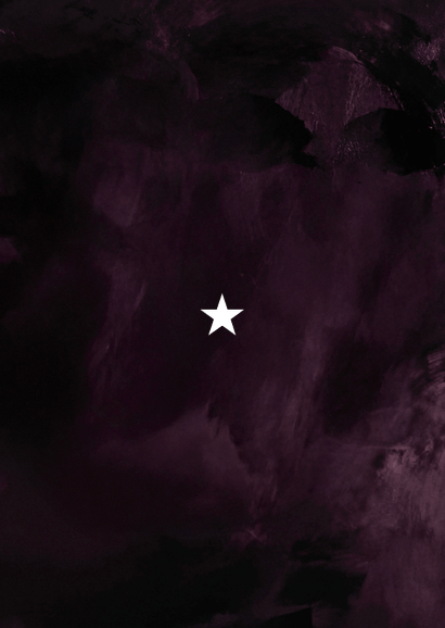 Nieuwjaarskaartje liefdevolle feestdagen goud paars vuurwerk Achterkant