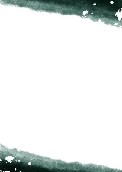 Save the date kalender waterverf gouden tekst Achterkant