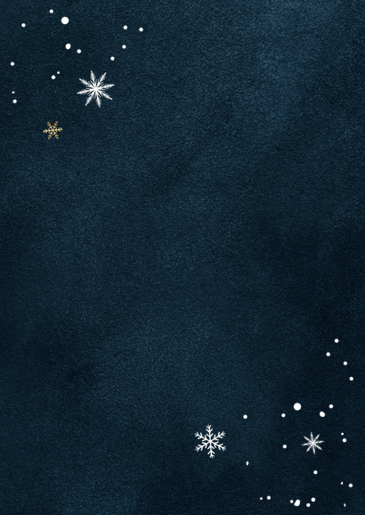 Save the date uitnodigingskaart kerst borrel champagne Achterkant