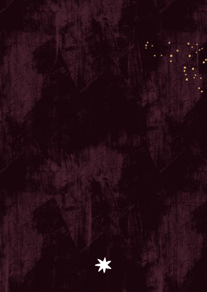 Stijlvolle geboortekaart sterrenbeeld kreeft astrologie goud Achterkant