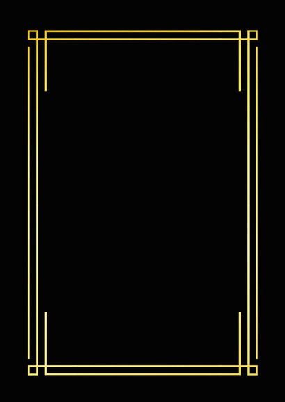 Stijlvolle Save the Date kaart communie - met goudfolie Achterkant