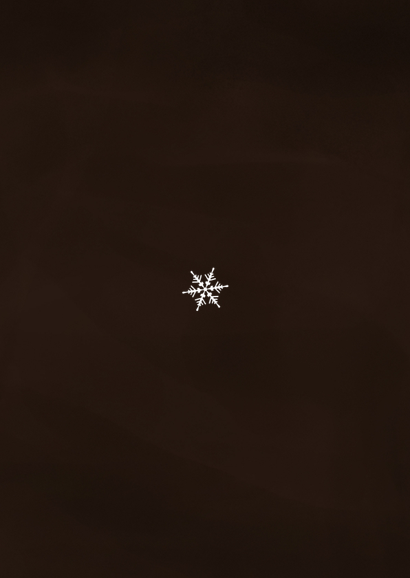 Stijlvolle uitnodiging kerstdiner sneeuwvlok met logo Achterkant