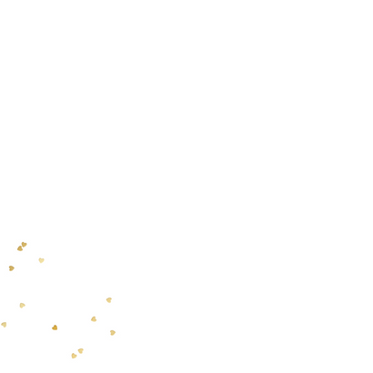 Trouwkaart minimalistisch lijntekening handen hartjes goud Achterkant