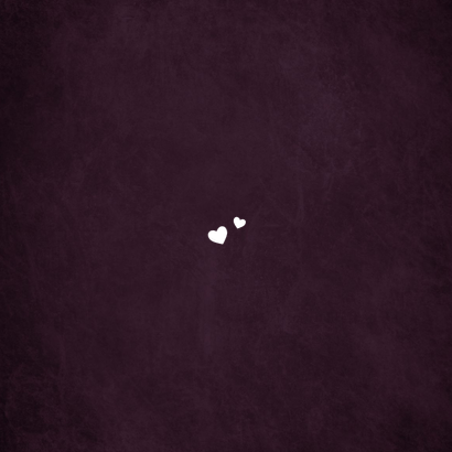 Trouwkaart romantisch hart goud donker stijlvol Achterkant