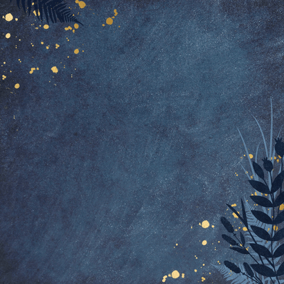 Uitnodiging 50 jarig huwelijksfeest - met 2 foto's en 1976 Achterkant