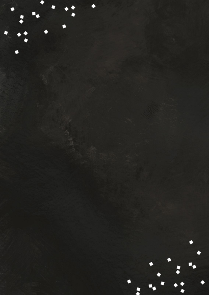 Uitnodiging Halloween pompoen schedel confetti herfst Achterkant