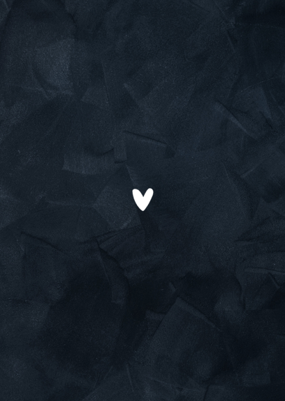 Uitnodiging jubileumfeestje donkerblauw grote datum met goud Achterkant