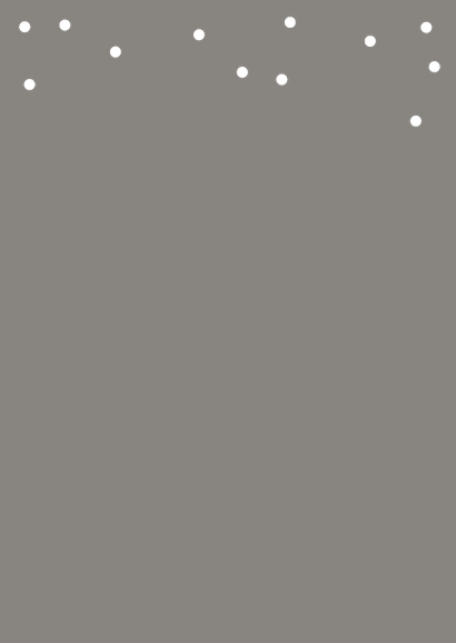 Uitnodiging magazine cover pensioenfeest goud party confetti Achterkant