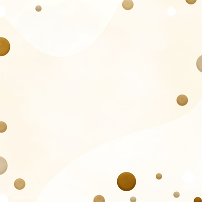 Uitnodiging pensioenfeest met slingers ballonnen en confetti Achterkant