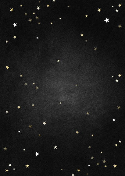 Uitnodiging wijn birthday party goud sterretjes foto Achterkant