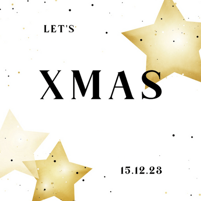 Uitnodiging xmas party internationaal met | Kaartje2go