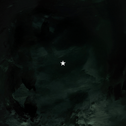 Zakelijke kerstkaart stijlvol goud fijne kerst spetters Achterkant