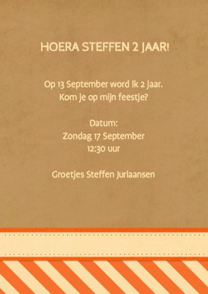 12 maanden Karton Oranje 3