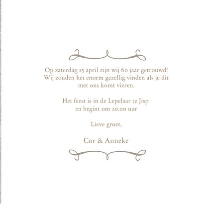 60 JAAR jubileumkaart 3