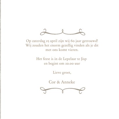 60 JAAR jubileumkaart 3