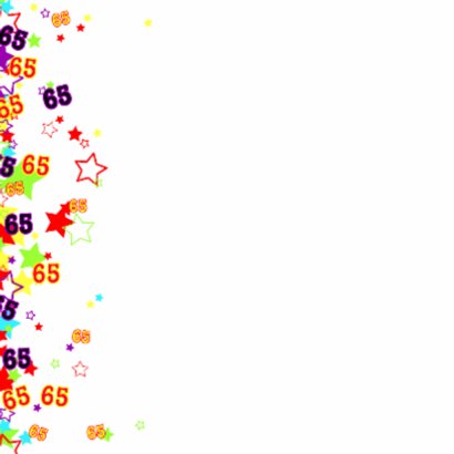 65 Vrolijke kaart met sterren 2