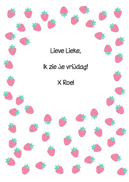 Aardbei, Love you berry much 3