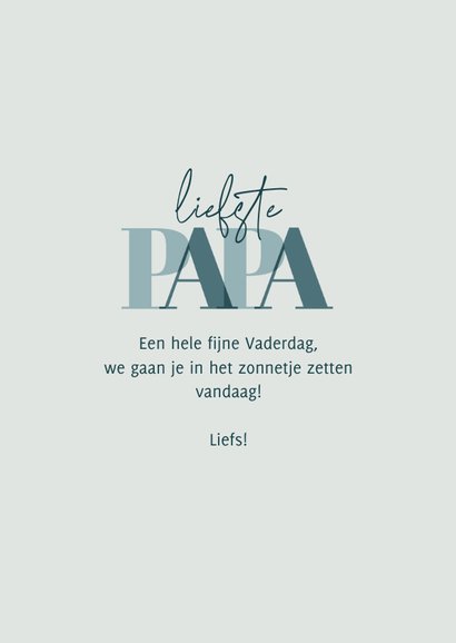 Abstracte vaderdagkaart met foto's goud en hartjes 3