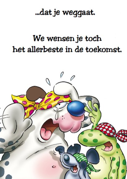 Afscheid geblinddoekte dieren 3