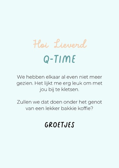 Afspreken verzoek kaart van hond met schuin koppie  3