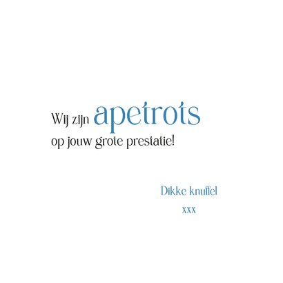 Apetrots met een grote A 3