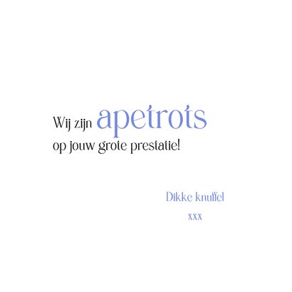 Apetrots met een grote A 3