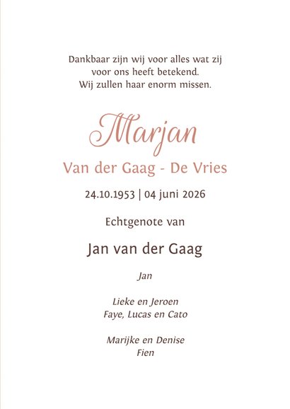 Artistieke rouwkaart abstracte vormen watercolor 3