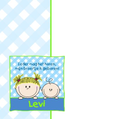 Baby Meisje heeft een broertje 2