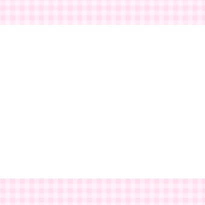 Bar creatief - mijn doop roze ruitjes 2