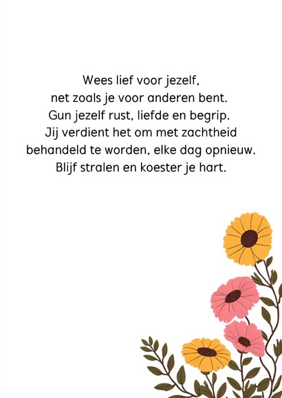 Be kind of yourself kaart 3