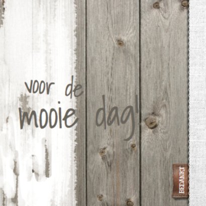 Bedank kaart Hout en Linnen 2
