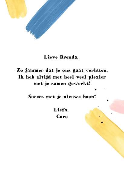 Bedank kaartje, This is not Goodbye 3