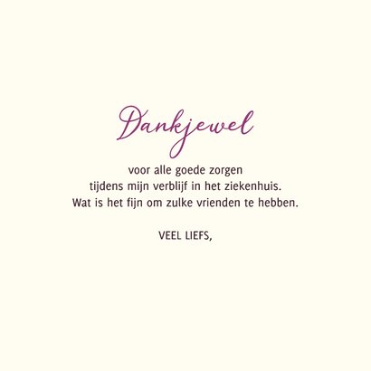 Bedanken met bloemenboeket 3