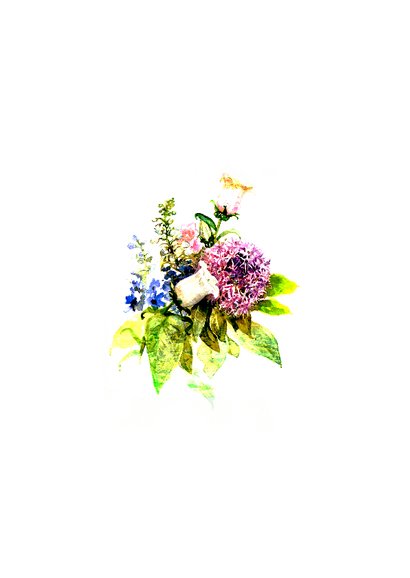 Bedankkaart, Bos bloemen 2