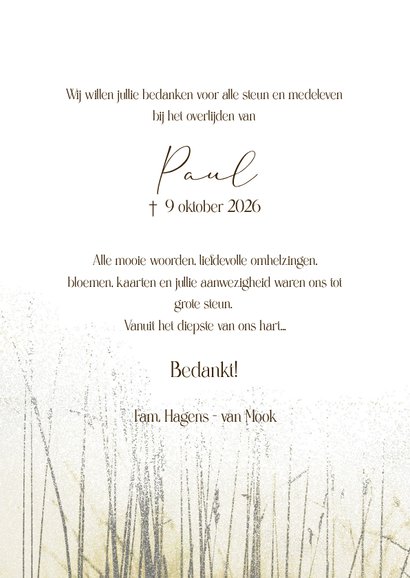 Bedankkaart duinen vogelvlucht 3