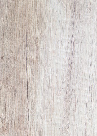 Bedankkaart hout met foto's en spijkers Achterkant