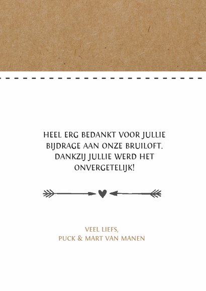 Bedankkaart kraftlook 3